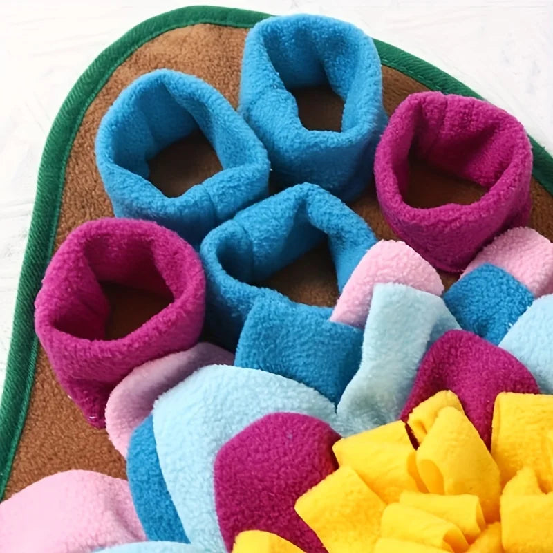 Interactive Dog Snuffle Mat – Slow Feeding & Stress Relief Training Mat