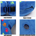 Dog Recovery Collar – Inflatable Donut Cone Adjustable