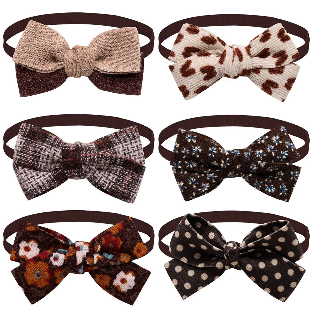 Maillard Dog Bow Tie Nylon – Delicate Polished Pet Bowknot