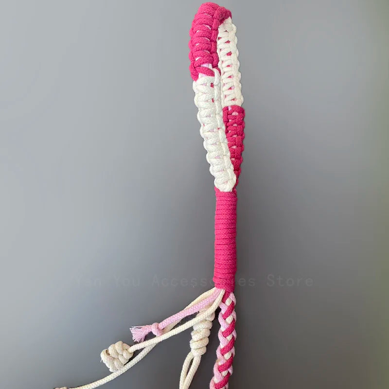 Dog Leash – Handwoven Floral Cotton