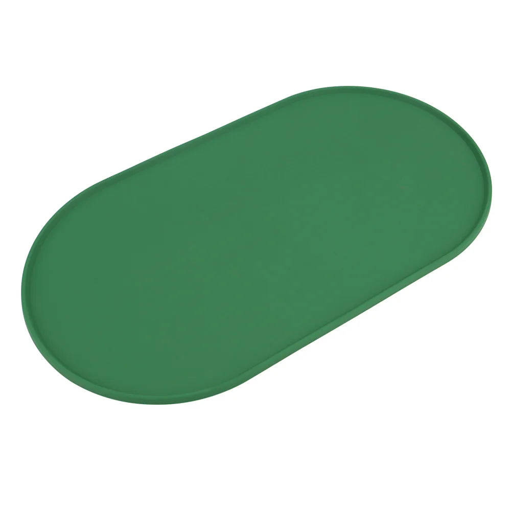 Silicone Dog Bowl Mat – Non-Slip Feeding Pad, S/L Size for Dogs, Easy to Clean