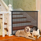 Dog Safety Gate – Foldable Mesh Barrier