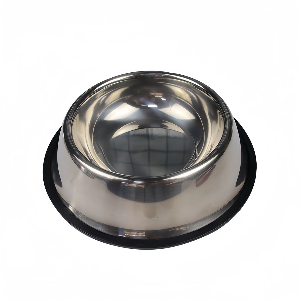 Classic Stainless Steel Dog Bowl – Durable & Rust-Resistant Feeder