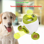 Dog Tennis Ball Treat Dispenser – Interactive Food Reward Toy