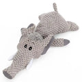 Cartoon Puppy Plush Dog Toy with Squeaker for Small Dogs