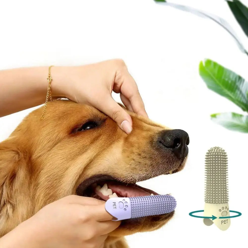 360° Dog Finger Toothbrush - Silicone Pet Dental Brush | Despitego