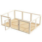 Acrylic Dog Playpen – Transparent Safety Fence