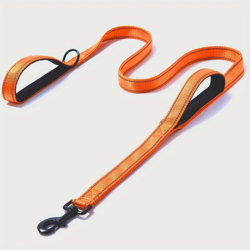 Dog Leash – Dual Handle Reflective Control