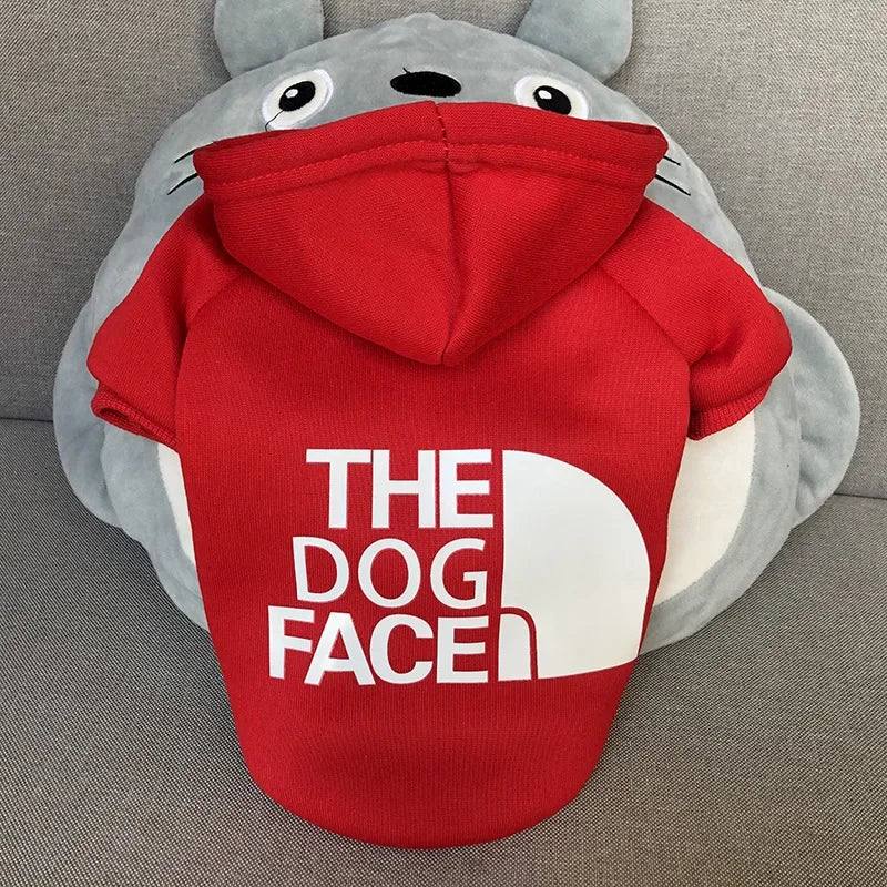PawPattern XL Dog Hoodie | Black Polyester Winter Jacket for Large Dogs