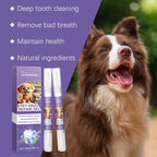 YEGBONG Dog Teeth Cleaning Pen Set – Tartar Remover & Fresh Breath Gel