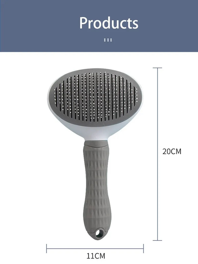 Dog Hair Brush & Pet Hair Remover – Slicker Comb for Dogs and Puppies