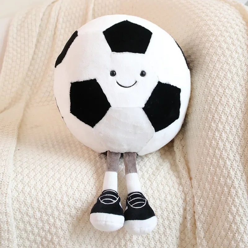 Football & Basketball Plush Dog Toy