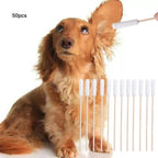 Pet Cotton Swabs – 50 Pcs Ear Cleaning Sticks for Dogs