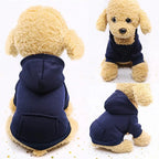 Dog Hooded Sweatshirt – Warm Winter Coat for Small Dogs