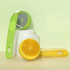2025 2 In 1 Pet Bath Brush With Built In Shampoo Dispenser For Dogs Grooming Massage
