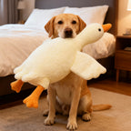 50cm Soft Goose Plush Dog Toy – Calming Anxiety Relief