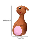 Squeaky Latex Animal Toys - Fetch & Chew for Small & Medium Dogs