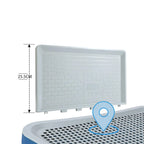 Dog Potty Tray with Wall & Urine Post – Indoor Puppy Training Toilet