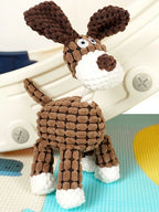 Donkey Shape Plush Dog Toy – Interactive & Bite Resistant