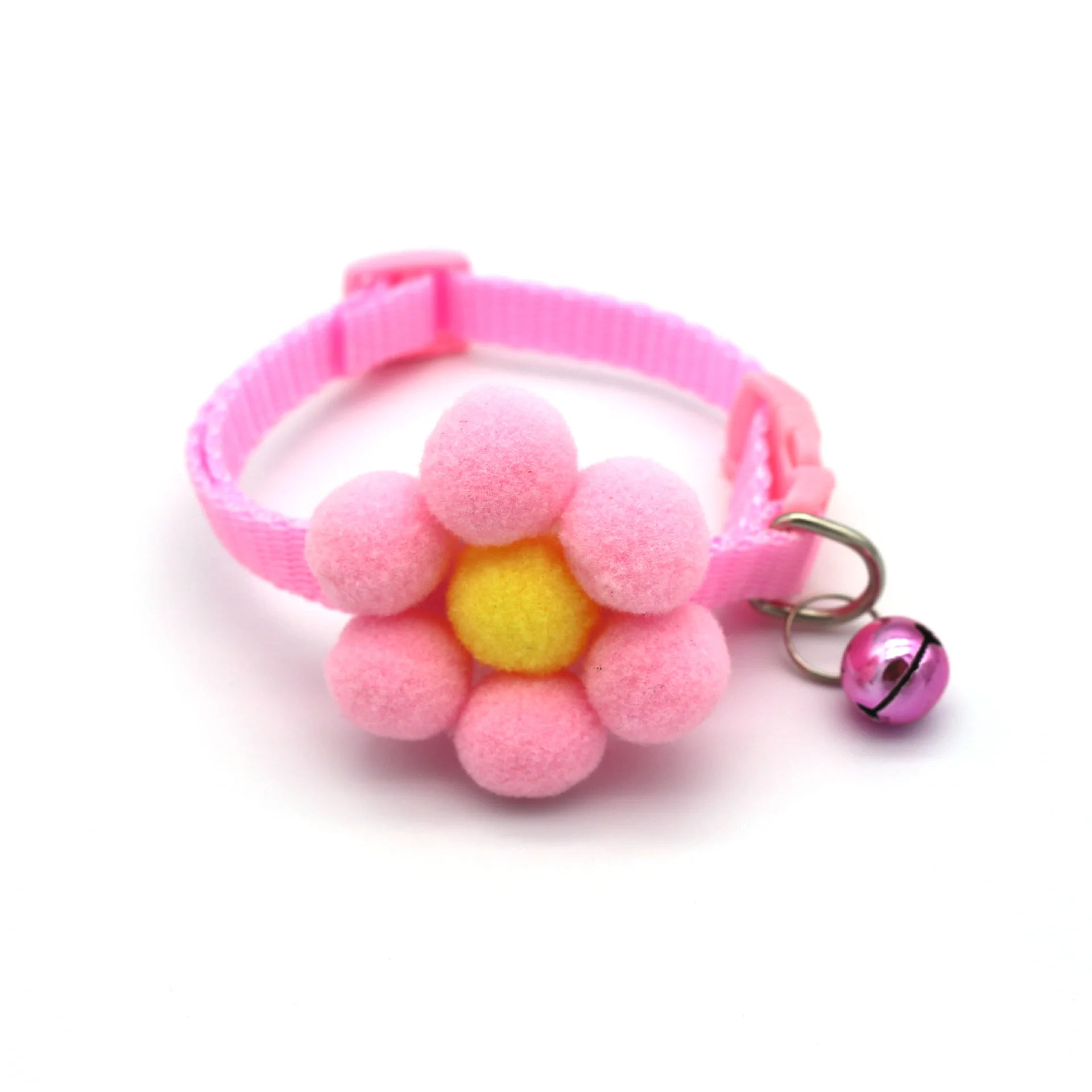Moonbiffycn Cotton Bowknot Bell Collar for Small Dogs