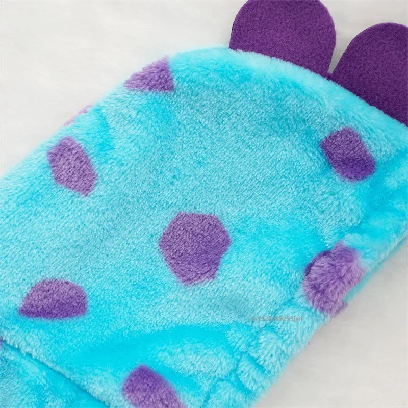 Blue Dinosaur Dog Coat – Thick Hooded Winter Jacket
