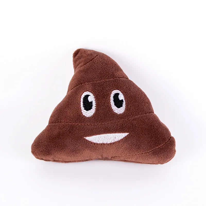 Poop Plush Dog Toy – Funny Cartoon for Training