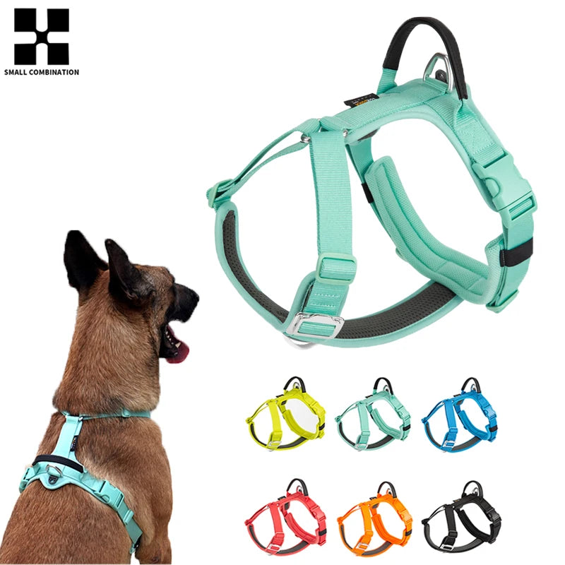 No Pull Dog Harness – Reflective Control Vest with Handle