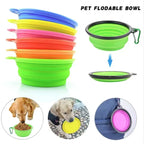 Heavy-Duty Collapsible Dog Travel Bowl – Adventure-Ready Silicone Feeder