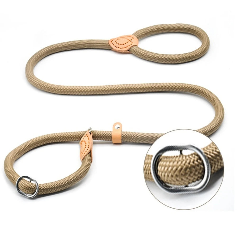 Dog Slip Leash – Braided Rope Control