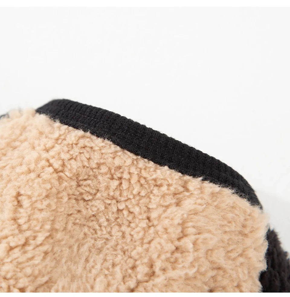 Maltese Plush Dog Vest Coat – Warm Fleece Winter Jacket Pink