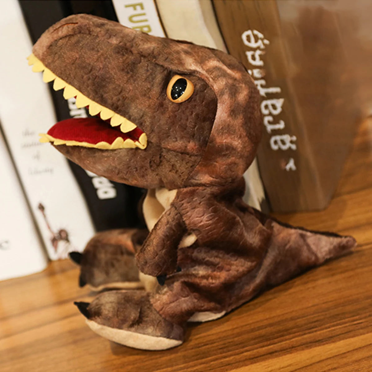 Dinosaur Hand Puppet Dog Toy – Interactive Plush
