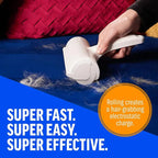 Pet Hair Remover Roller – Self-Cleaning One-Hand Lint & Fur Remover for Dogs