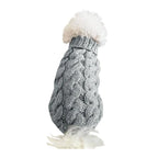 Dog Sweater for Small Breeds – Autumn Knit Fleece Warmwear