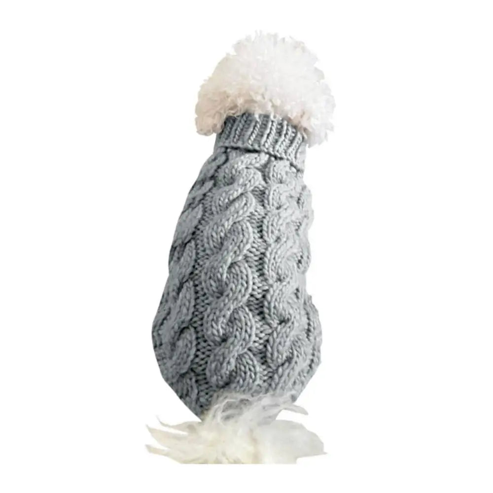 Dog Sweater for Small Breeds – Autumn Knit Fleece Warmwear