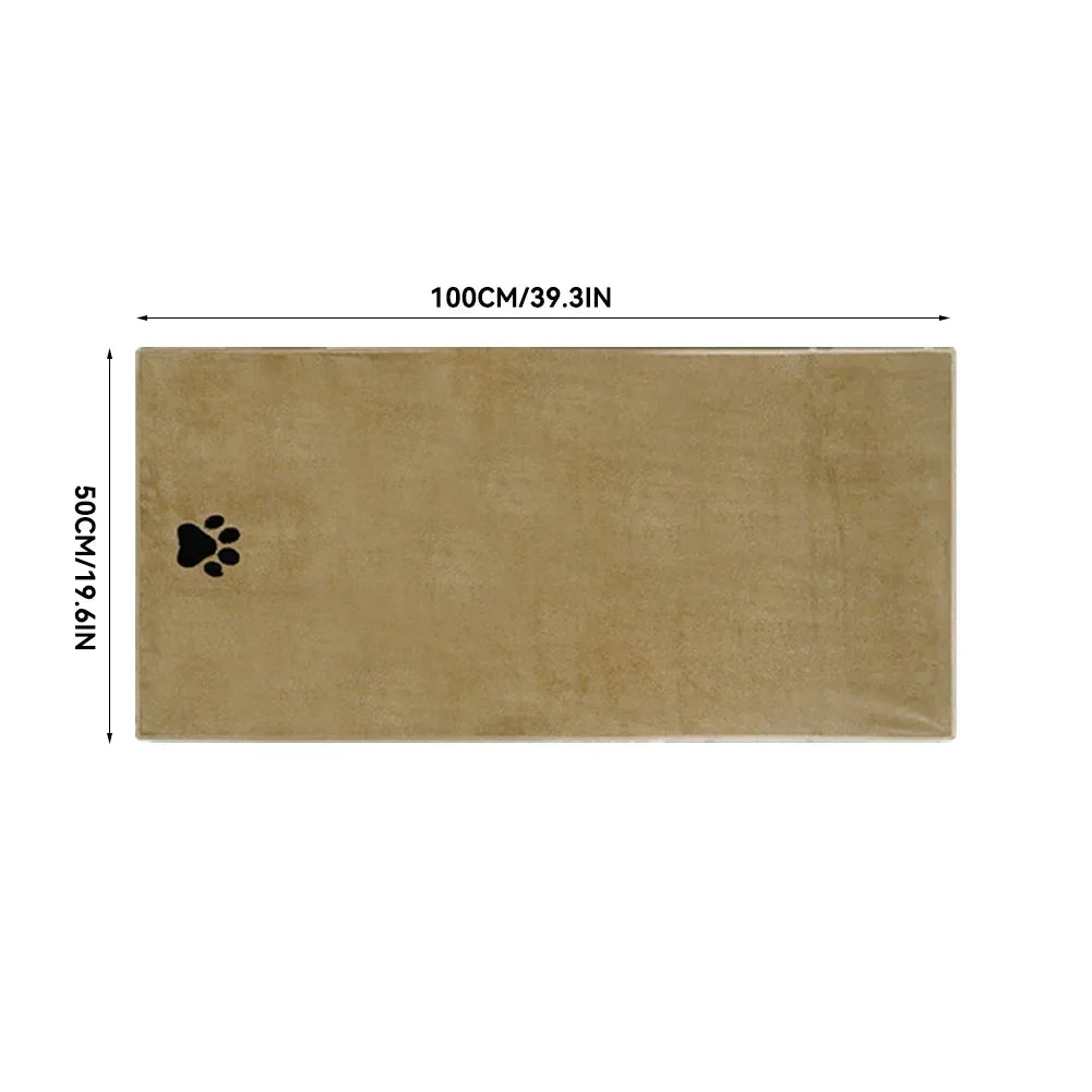 Microfiber Pet Bath Towel for Dogs – Super Soft and Highly Absorbent