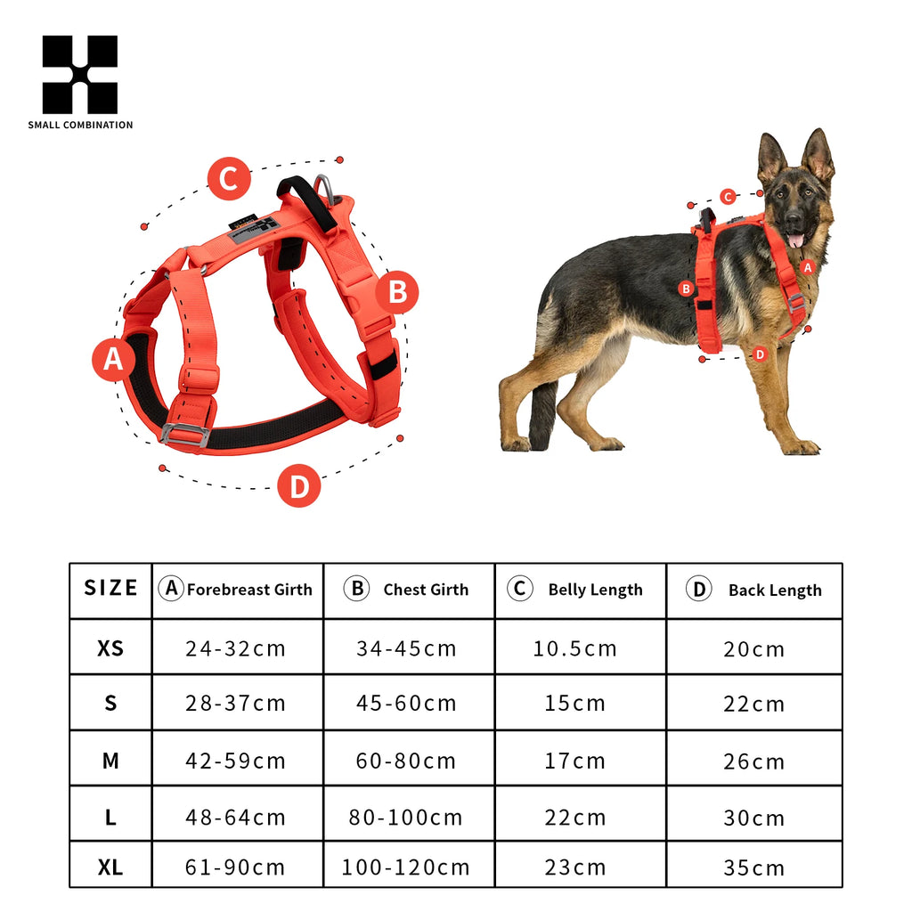 No Pull Dog Harness – Reflective Control Vest with Handle