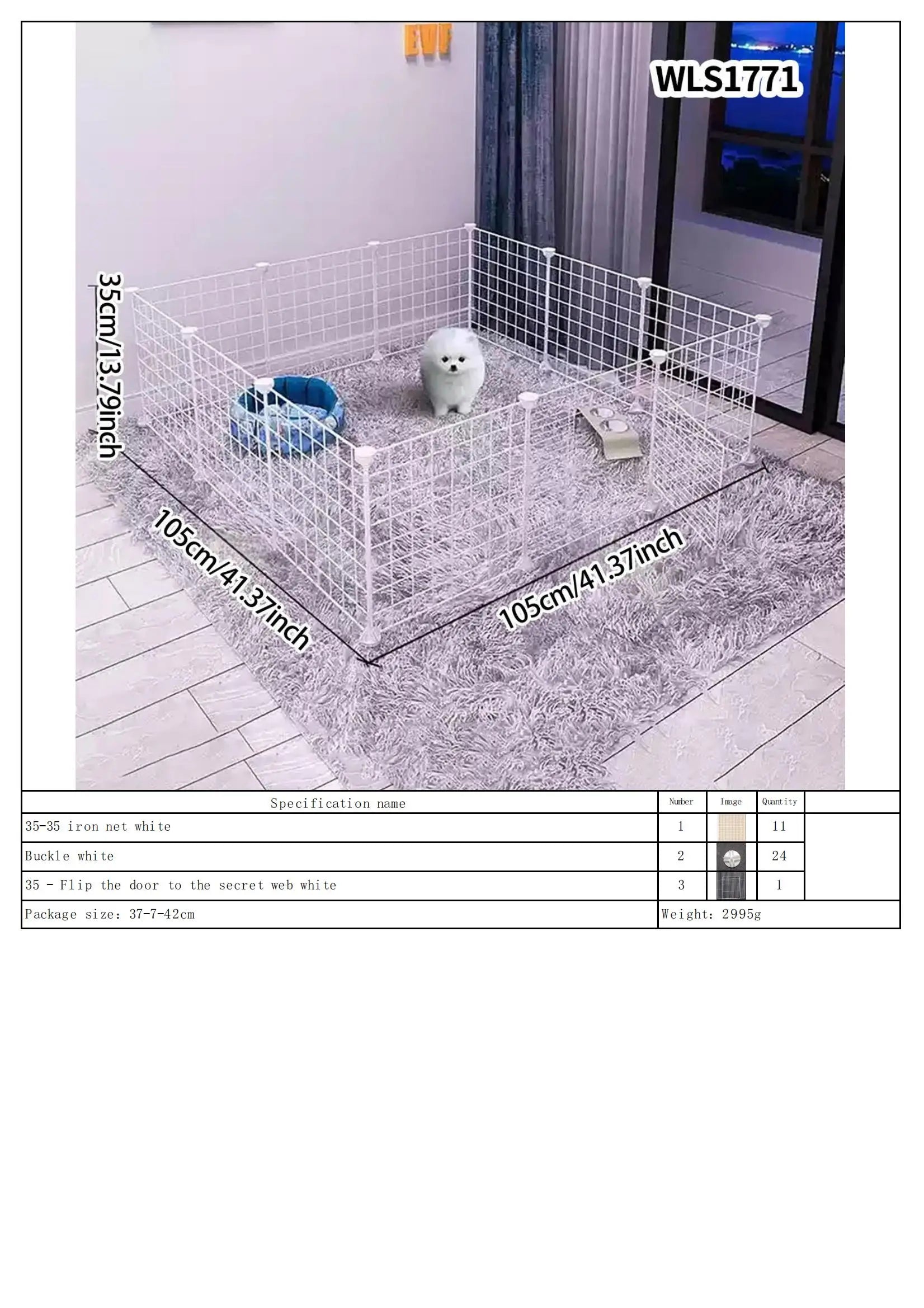 Portable Dog Playpen – DIY Metal Fence