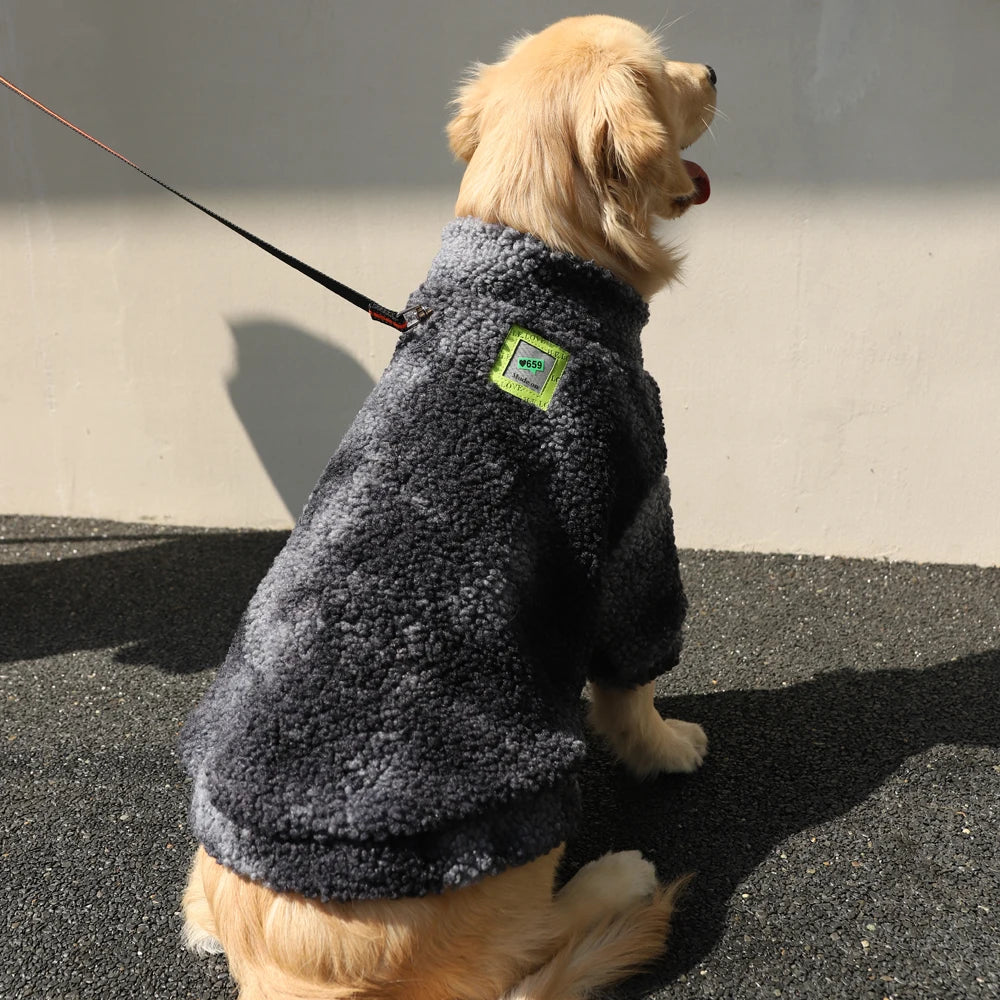Lambswool Dog Winter Coat – Windproof Large Breed Jacket 3XL-7XL