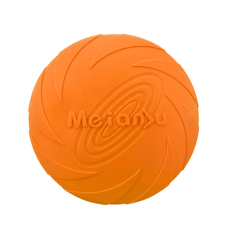 Silicone Dog Flying Disc Toy – Durable Soft Frisbee for Interactive Pet Play