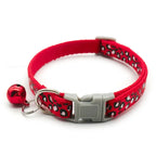 MOONBIFFY Leopard Dog Collar – Adjustable Breakaway with Bell