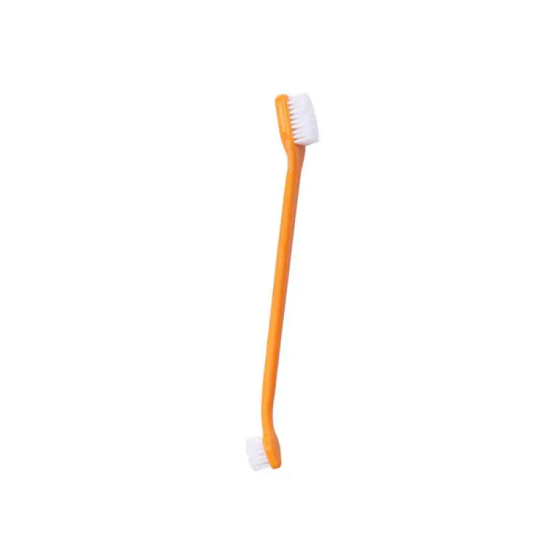 Double Head Dog Toothbrush – Multi-Angle Nylon Bristle Cleaner