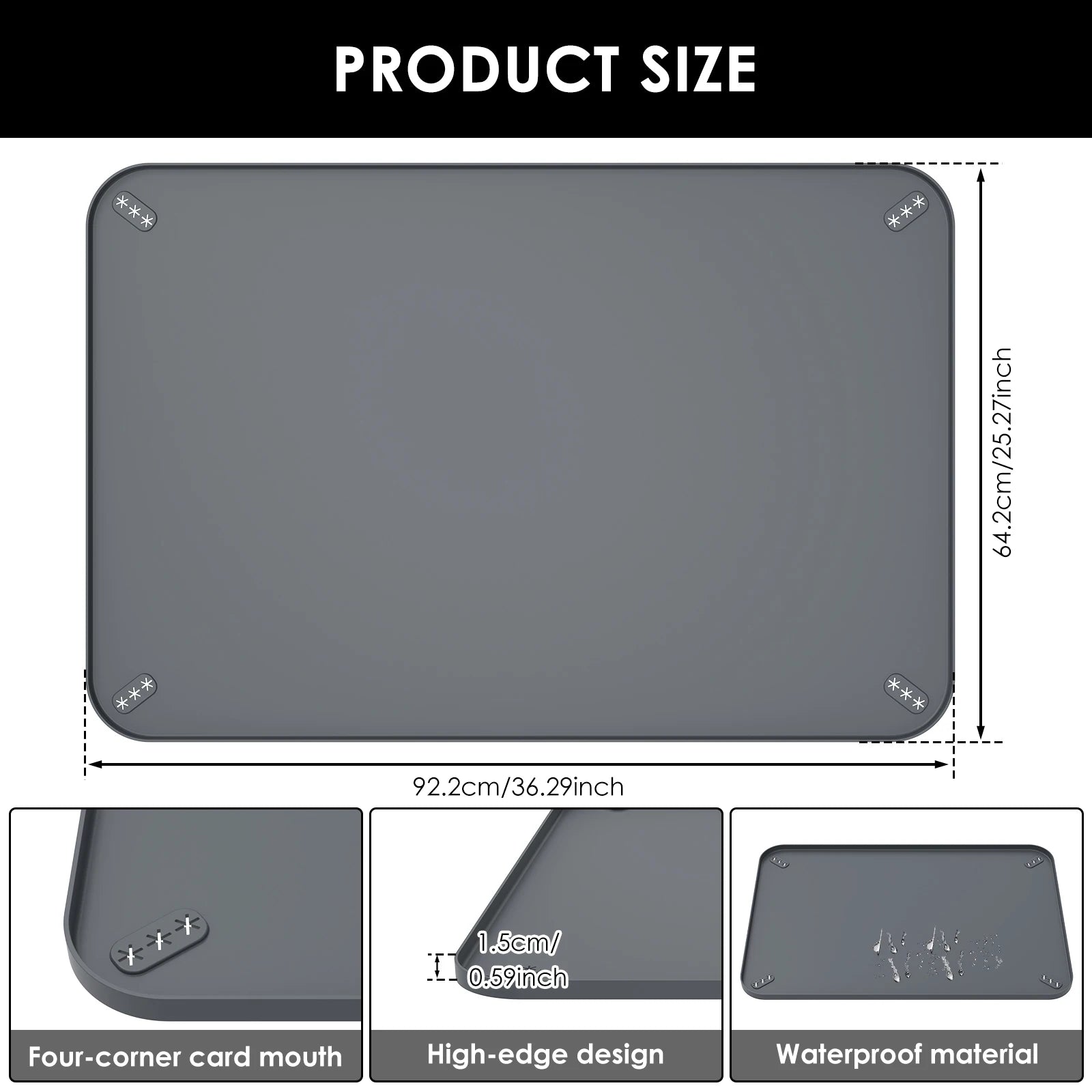 Silicone Dog Pee Pad Holder – Leakproof Foldable Potty Training Mat