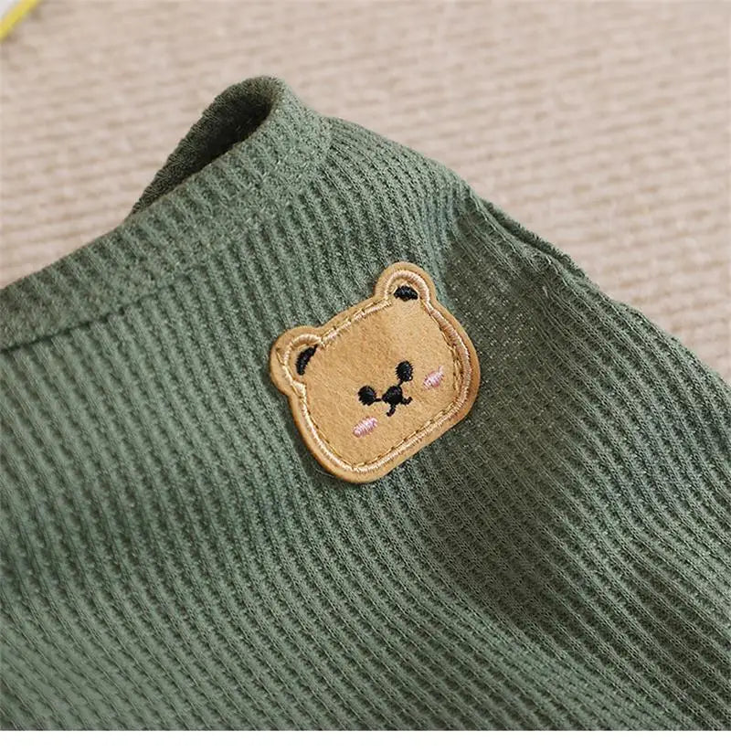 Green Bear Dog Vest – Lightweight Breathable Summer Shirt