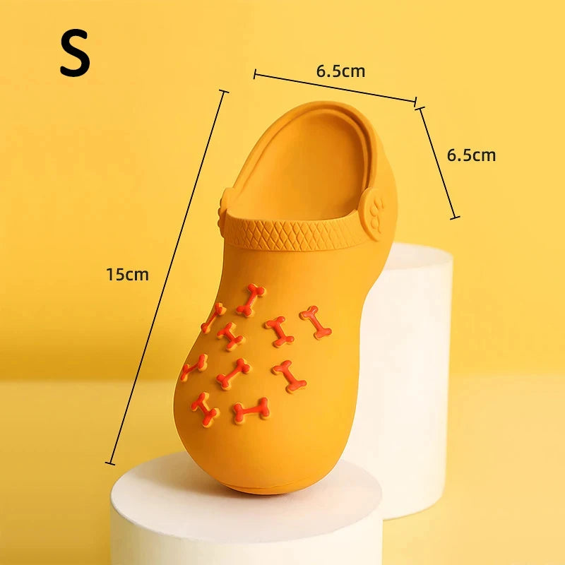 Squeaky Latex Dog Slipper Toy – Durable Chew & Teeth Cleaning Toy