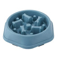 Bone-Pattern Slow Feeder Dog Bowl – Anti-Choke Healthy Eating Dish