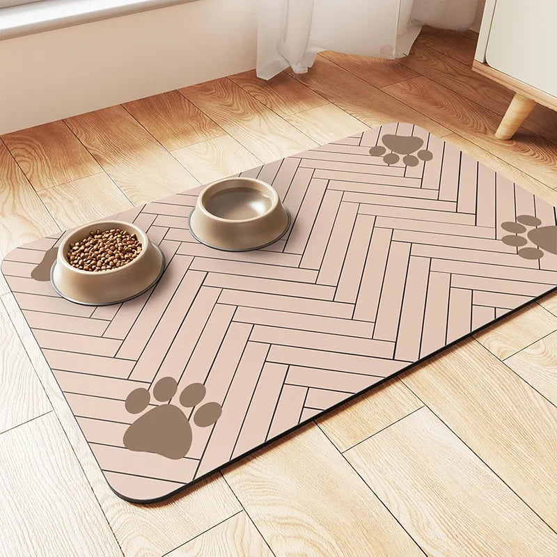 Pet Placemat for Dogs – Waterproof Dog Food & Water Bowl Mat, Quick-Dry, Anti-Slip Feeder Pad