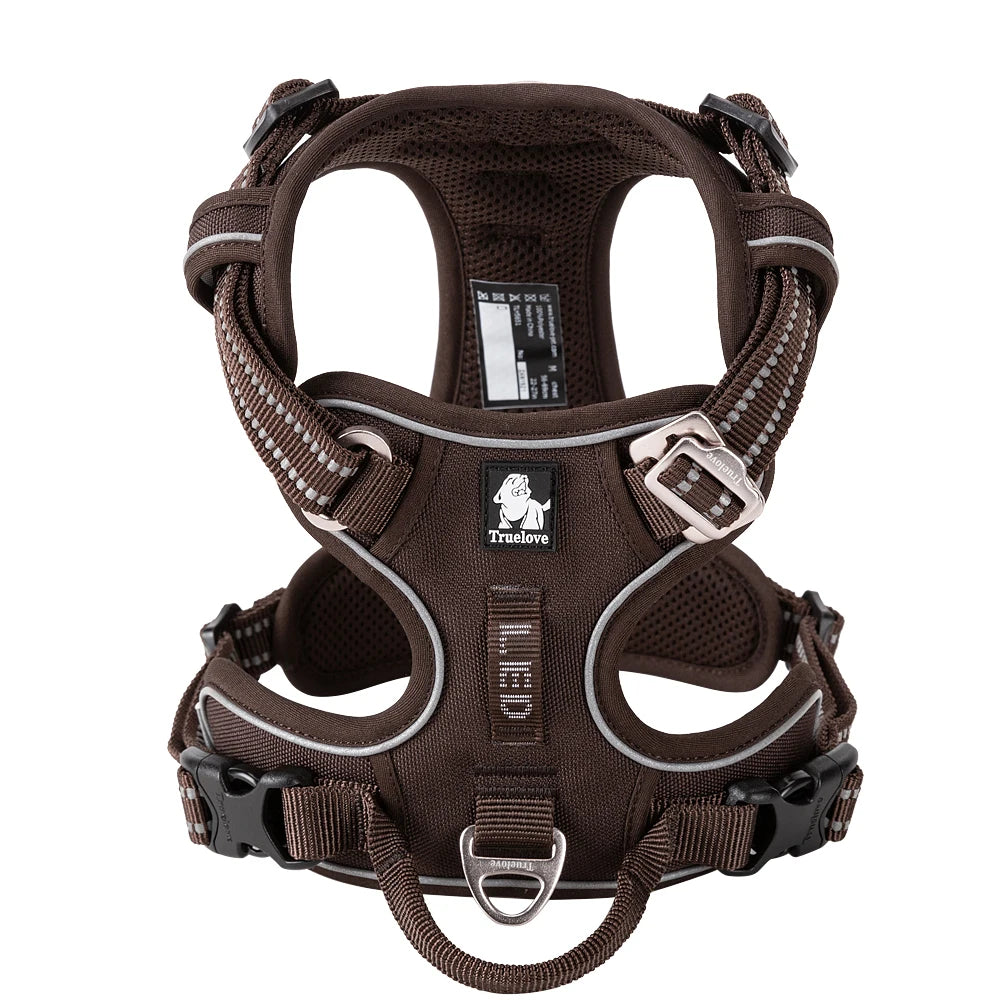 Truelove Reflective Nylon Dog Harness – Padded Quick Release