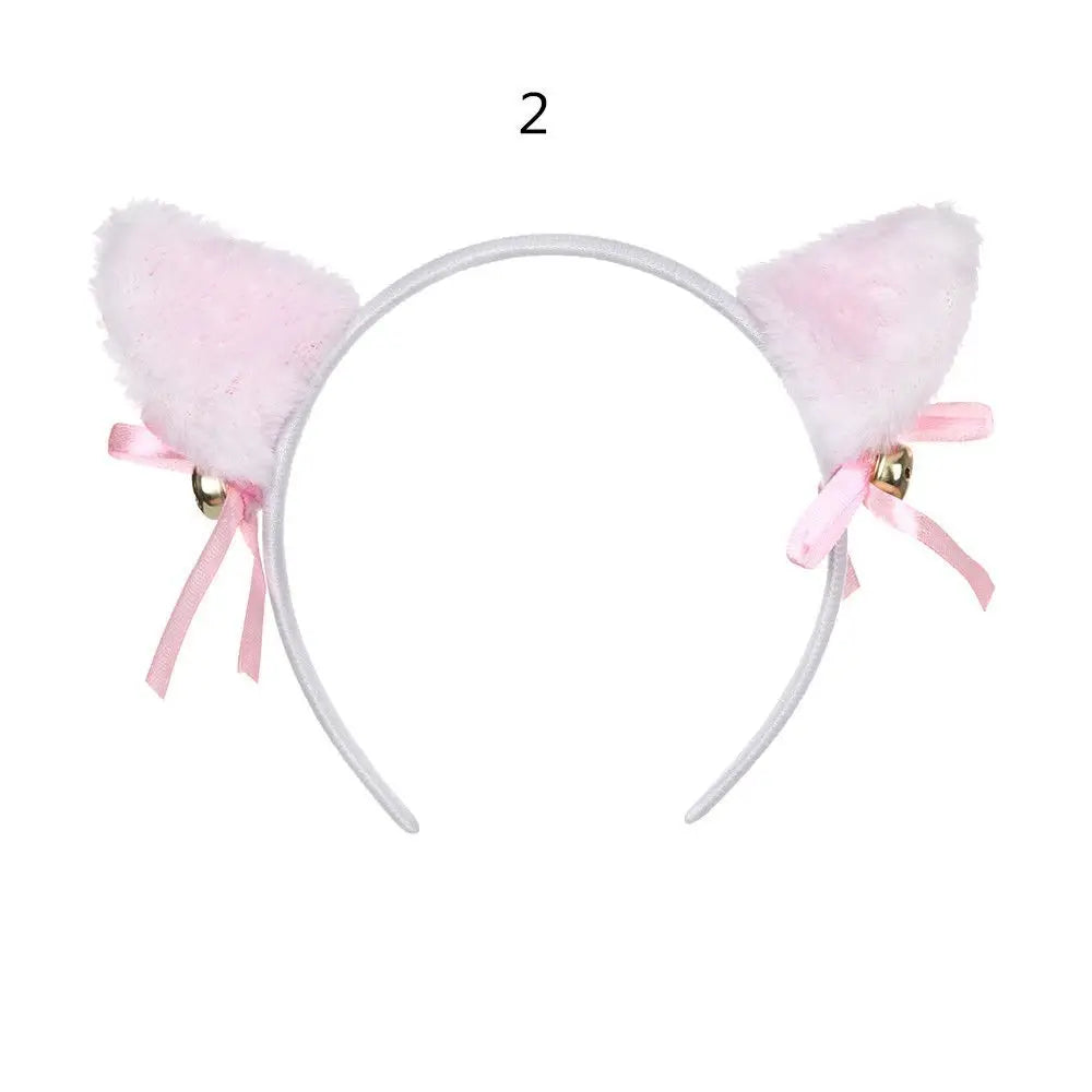 Plush Animal Ears Headband – Cosplay & Party Accessory