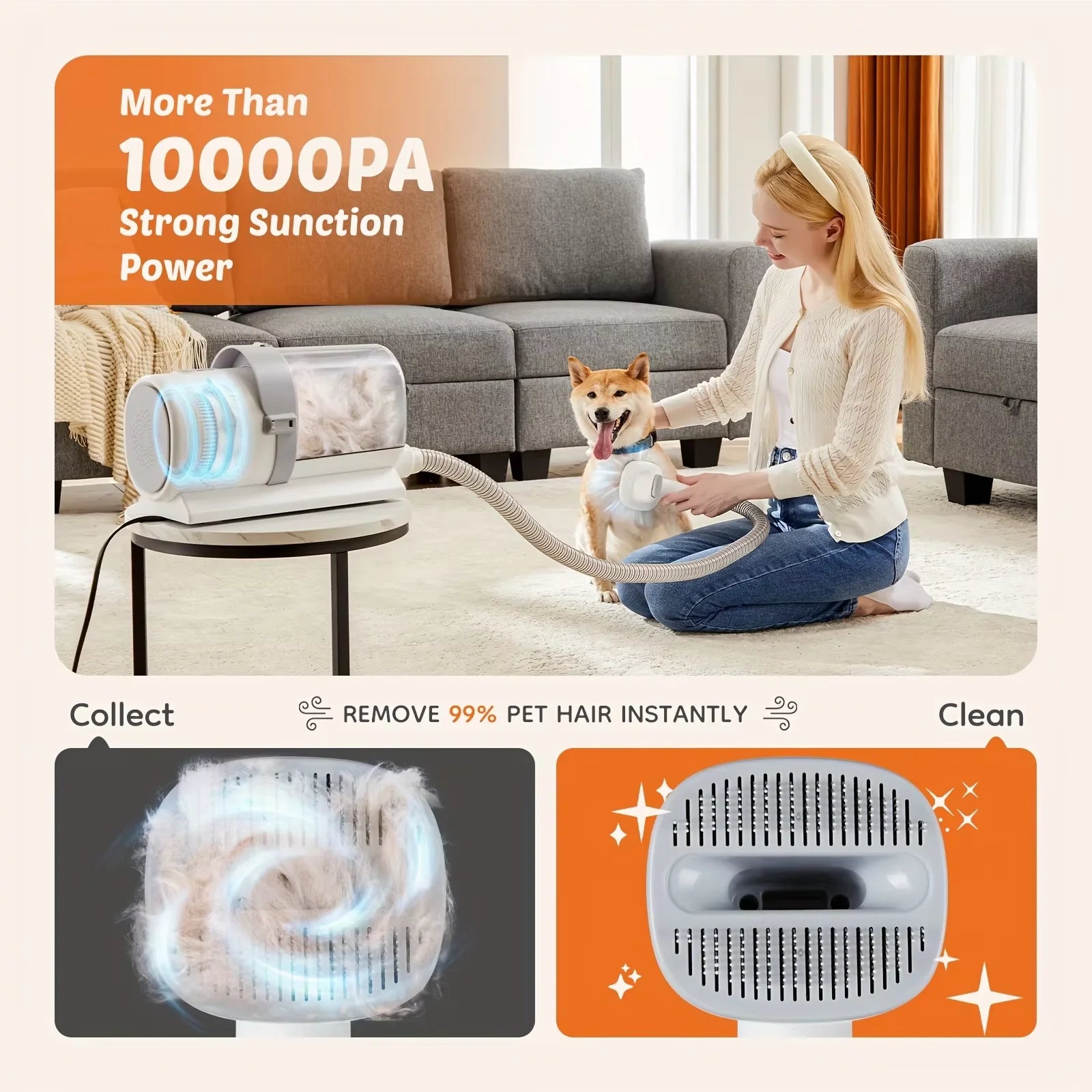 Dog Grooming Kit – Vacuum Clipper Set