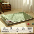 Washable Winter Dog Bed – Thickened Orthopedic Mat with Removable Cover for Small to Large Dogs
